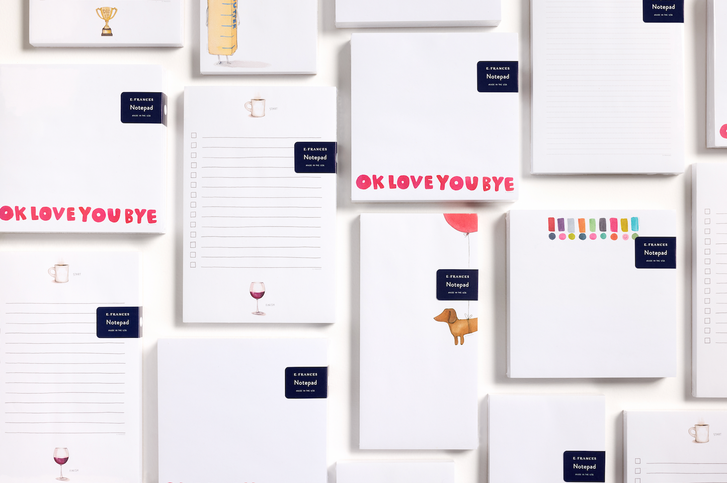 Multi Stripes Lined To Do Notepad