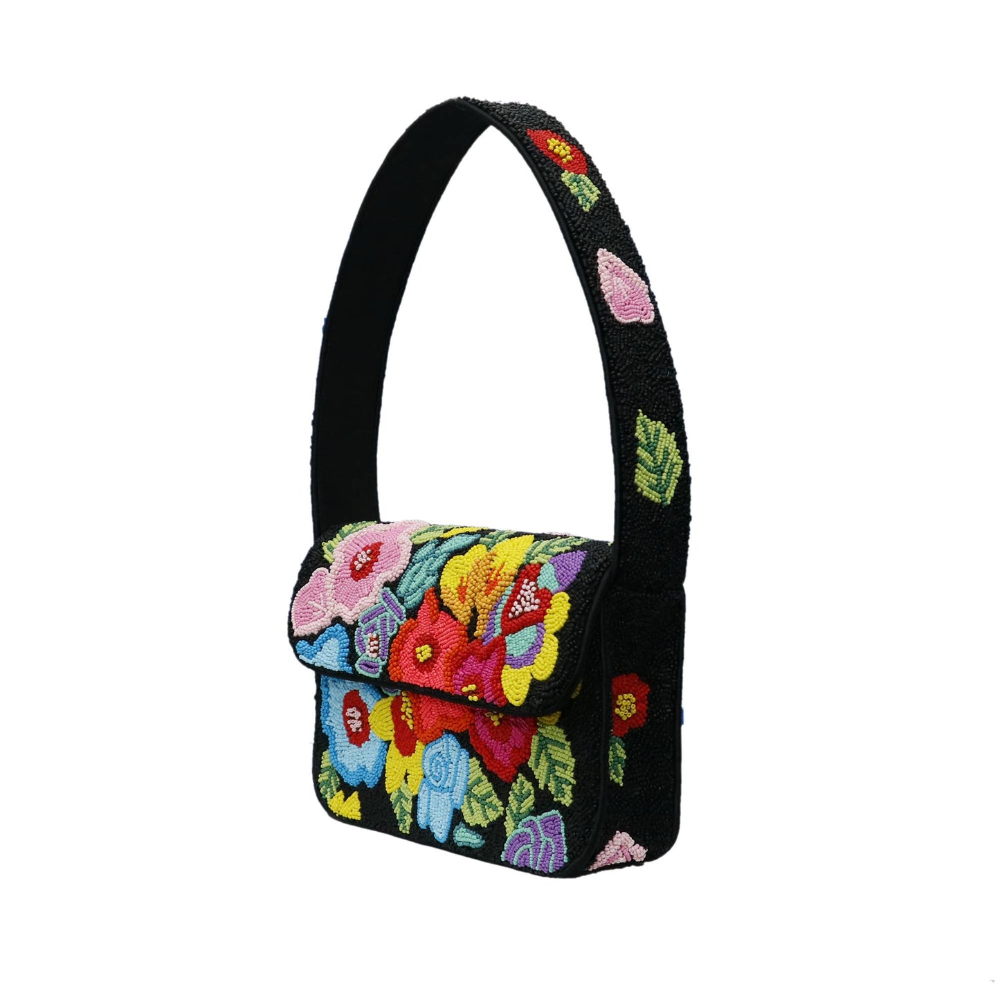 Beaded Flowers Bag