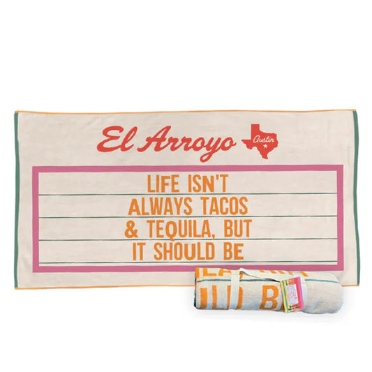 Tacos & Tequila Beach Towel