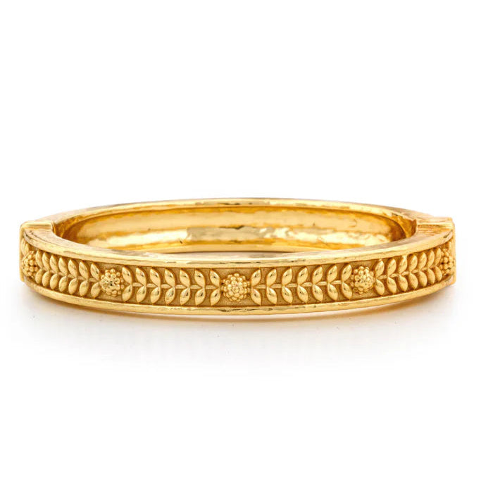 Berry Vine Hinged Bangle