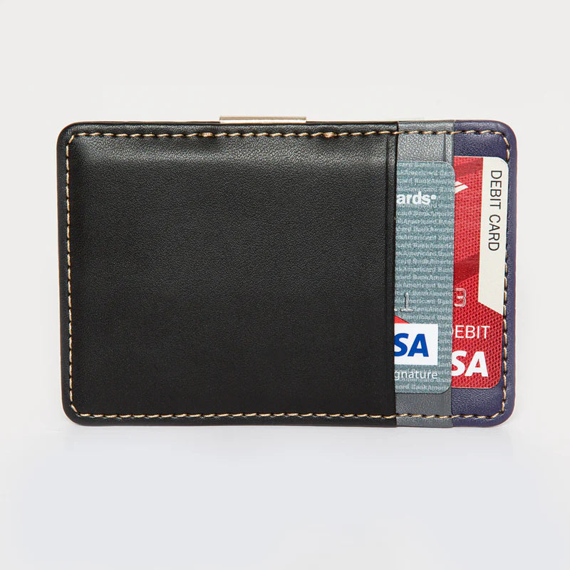 The Classic Mans Money Clip Card Case