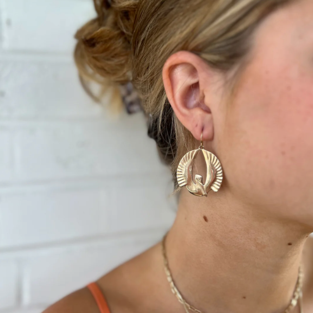Pelican Rising Earrings Large