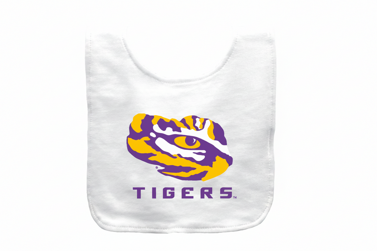 LSU Tiger Baby Bib