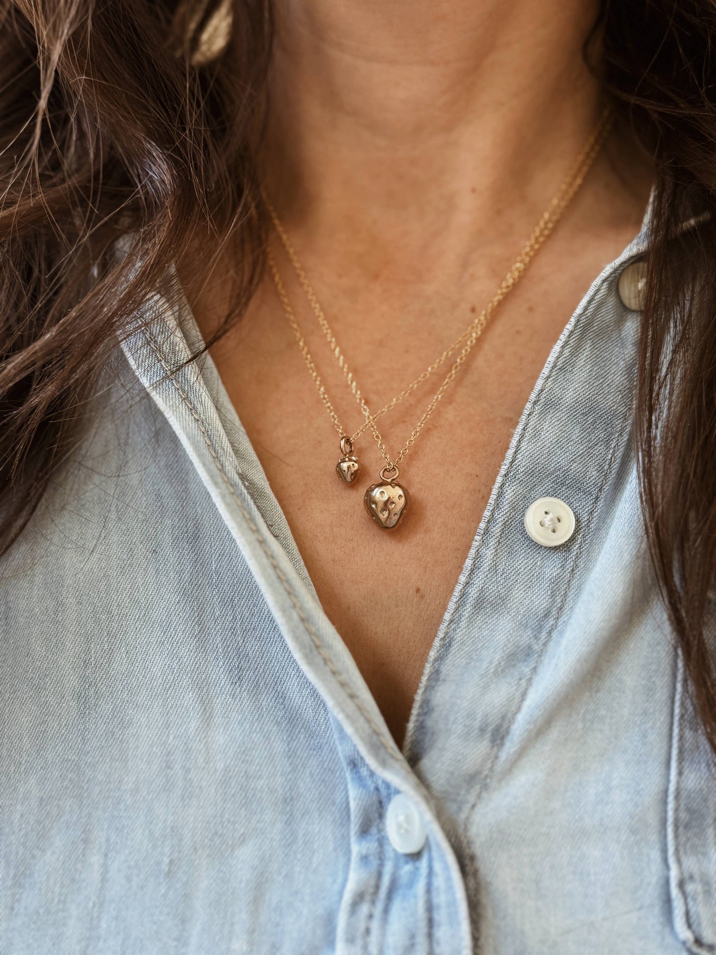 Large Strawberry Pendant