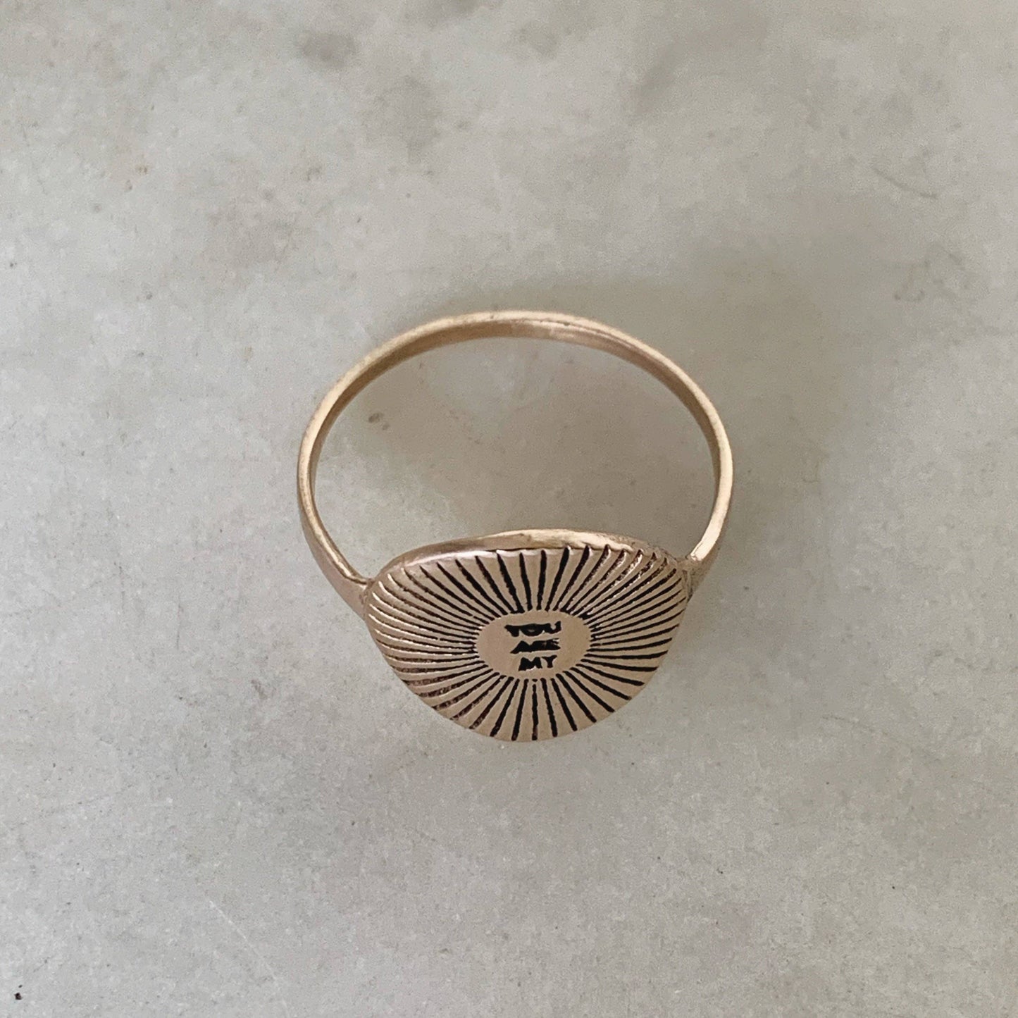 You Are My Sunshine Ring