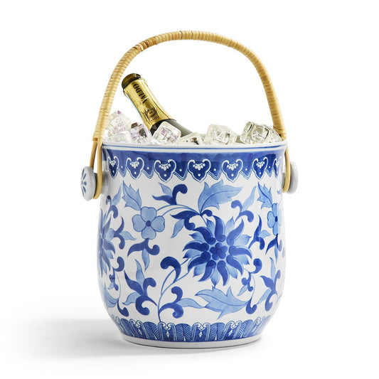 Blue & White Cooler Bucket