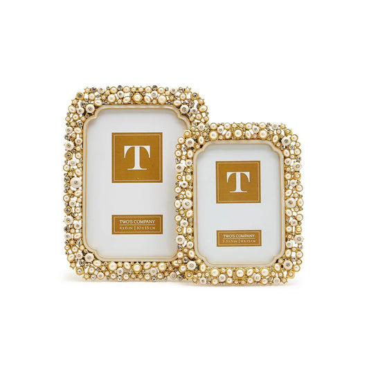 Pearl & Rhinestone Photo Frames