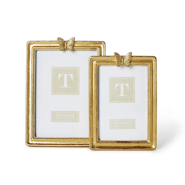 Golden Butterfly Photo Frame