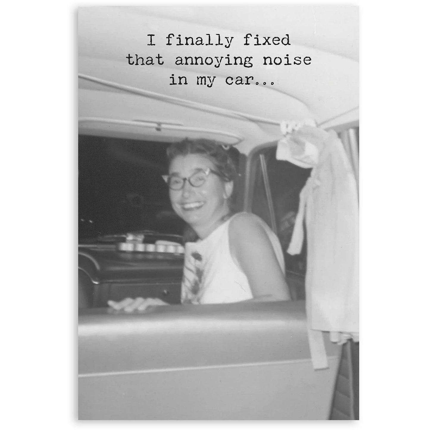 Pushed Him Out Greeting Card