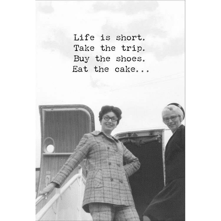 Eat The Cake Greeting Card