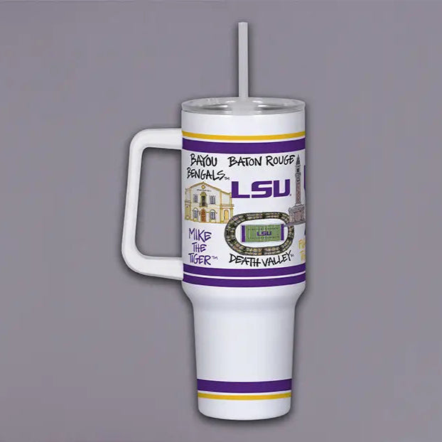 LSU Tumbler w/ Handle