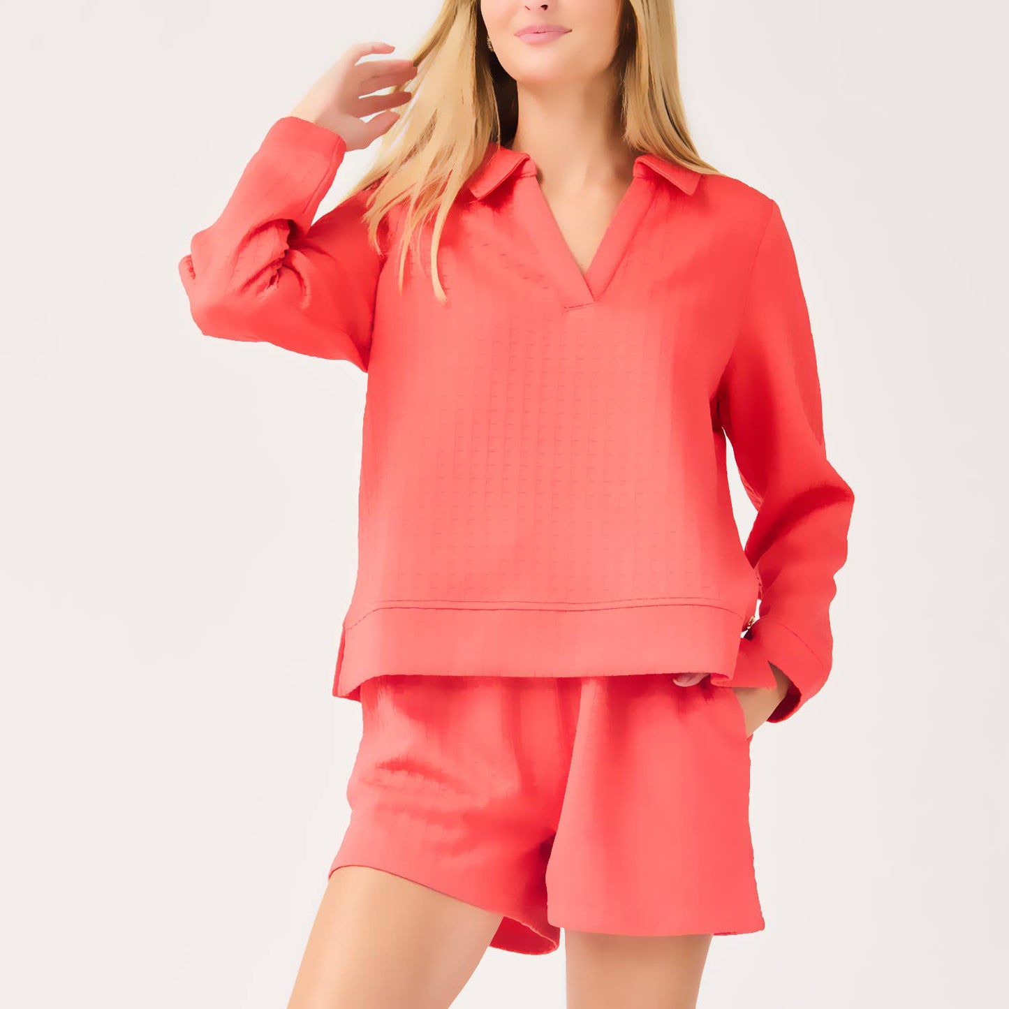 Lindsay Coral Two Piece Set