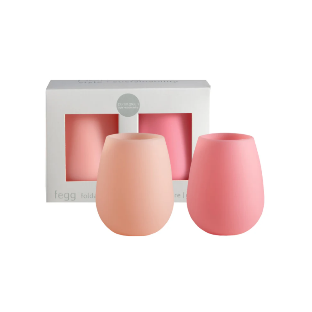 Flamingo + Lotus | Fegg | Silicone Unbreakable Glasses