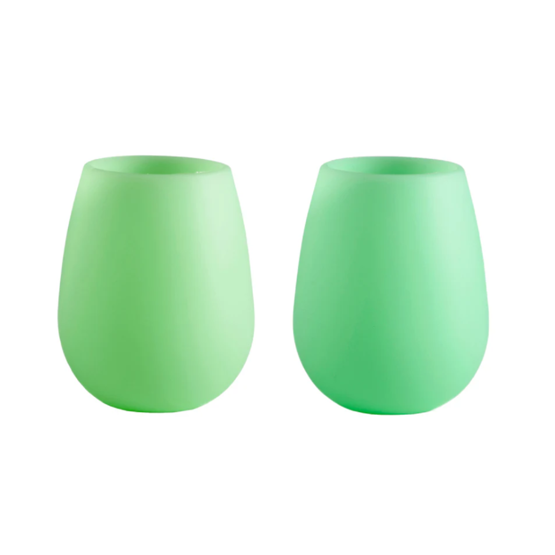 Gerbera + Leaf | Fegg | Silicone Unbreakable Glasses