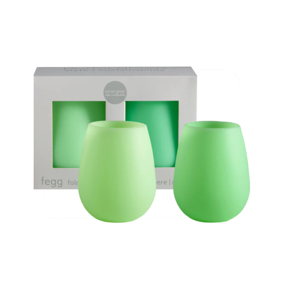Gerbera + Leaf | Fegg | Silicone Unbreakable Glasses