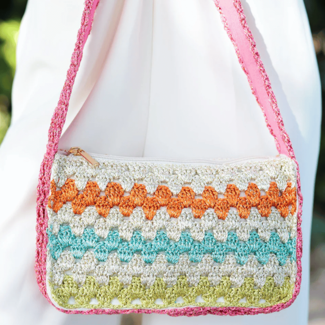 Luna Crochet Shoulder Bag