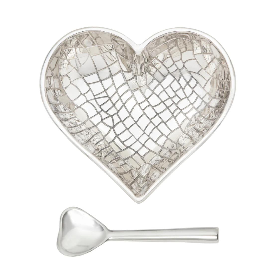 Happy Bright Silver Croco with Spoon
