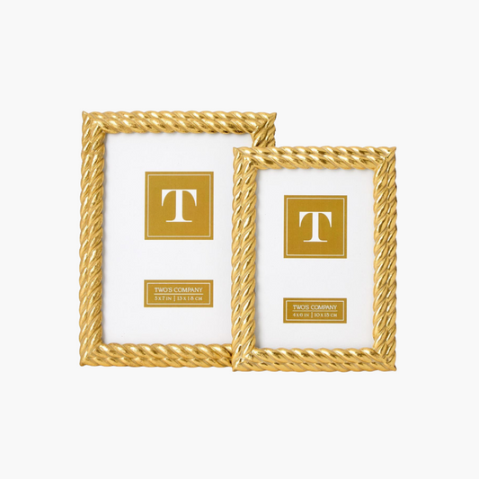 Gold Double Rope Photo Frame