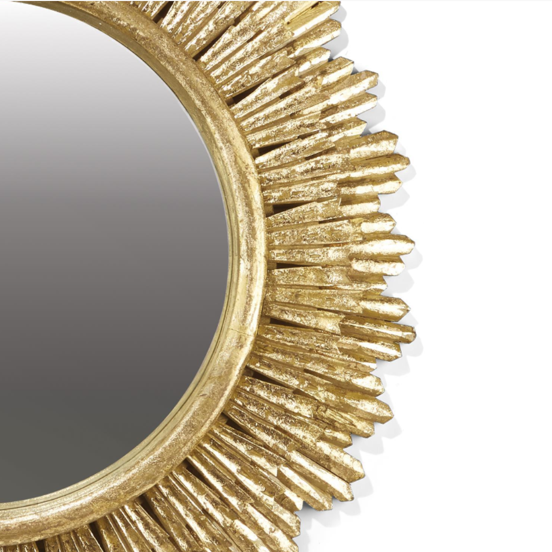 Grand Soleil Gold Leaf Mirror