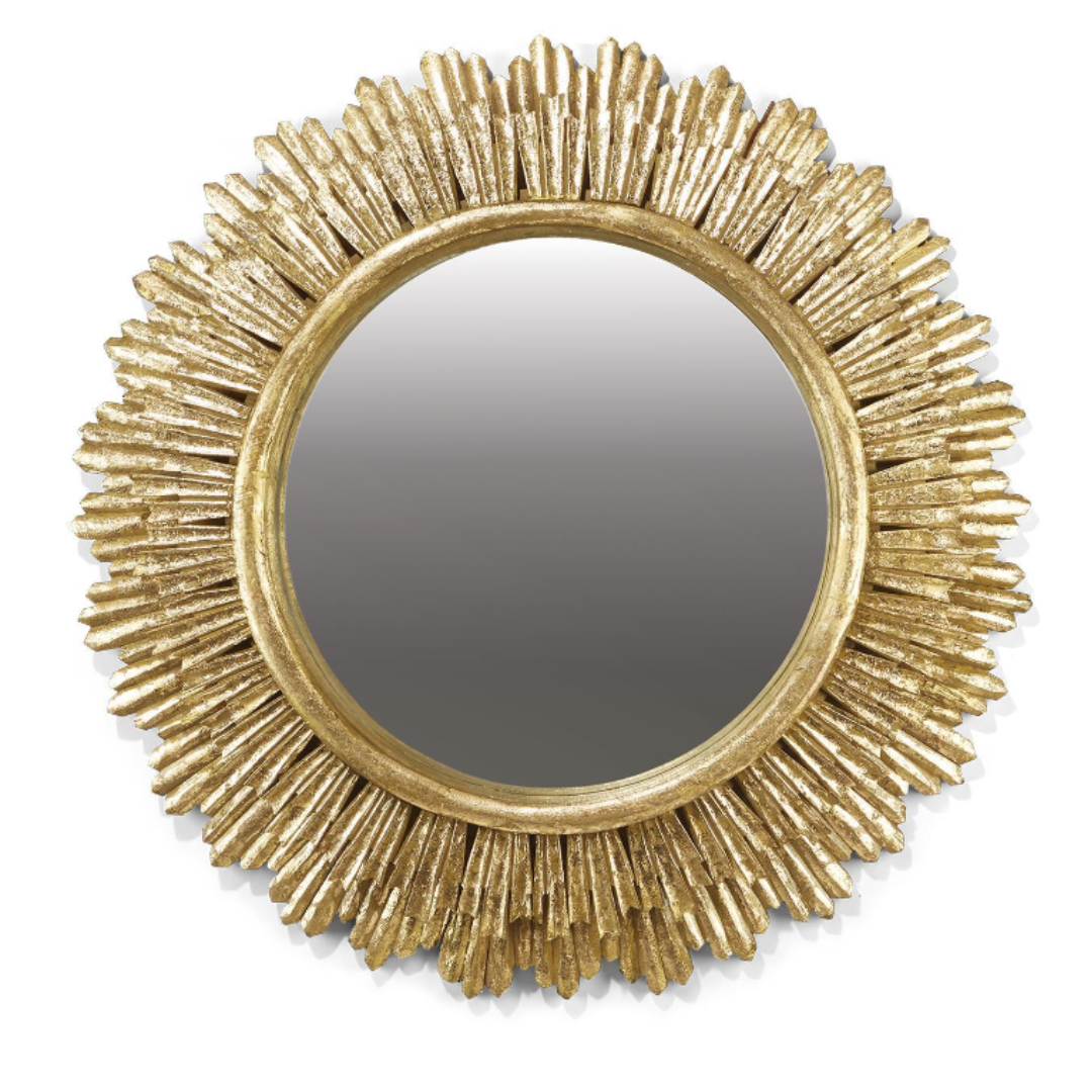 Grand Soleil Gold Leaf Mirror