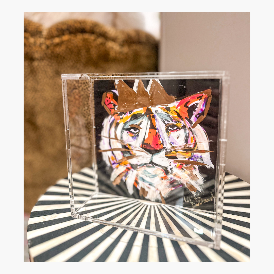 Tiger King 6x6 Acrylic Tray
