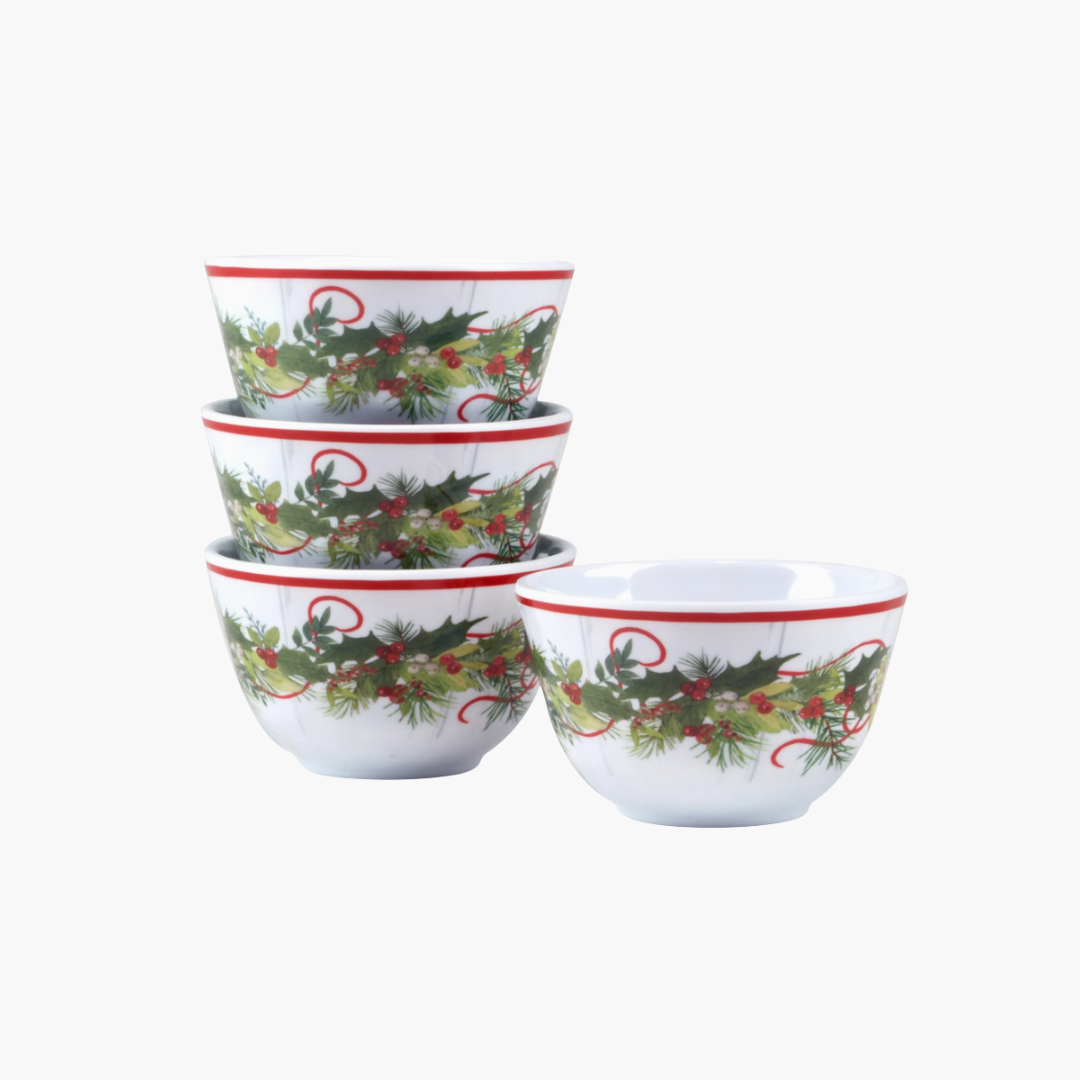 Christmas Gatherings Melamine 4in Dipping Bowls