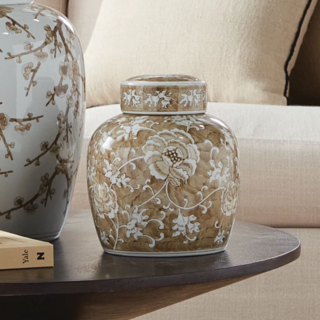 PROVINCE LOTUS LIDDED JAR