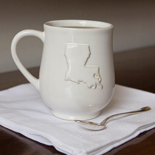 Louisiana Embossed Coffee Mug