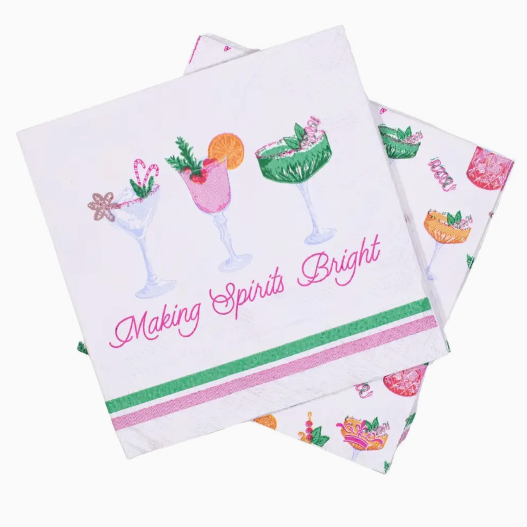 Making Spirits Bright Cocktail Napkins