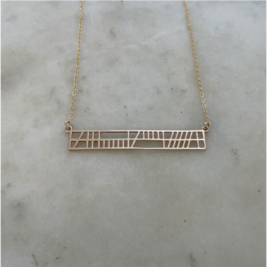 Soul Friend Bar Necklace