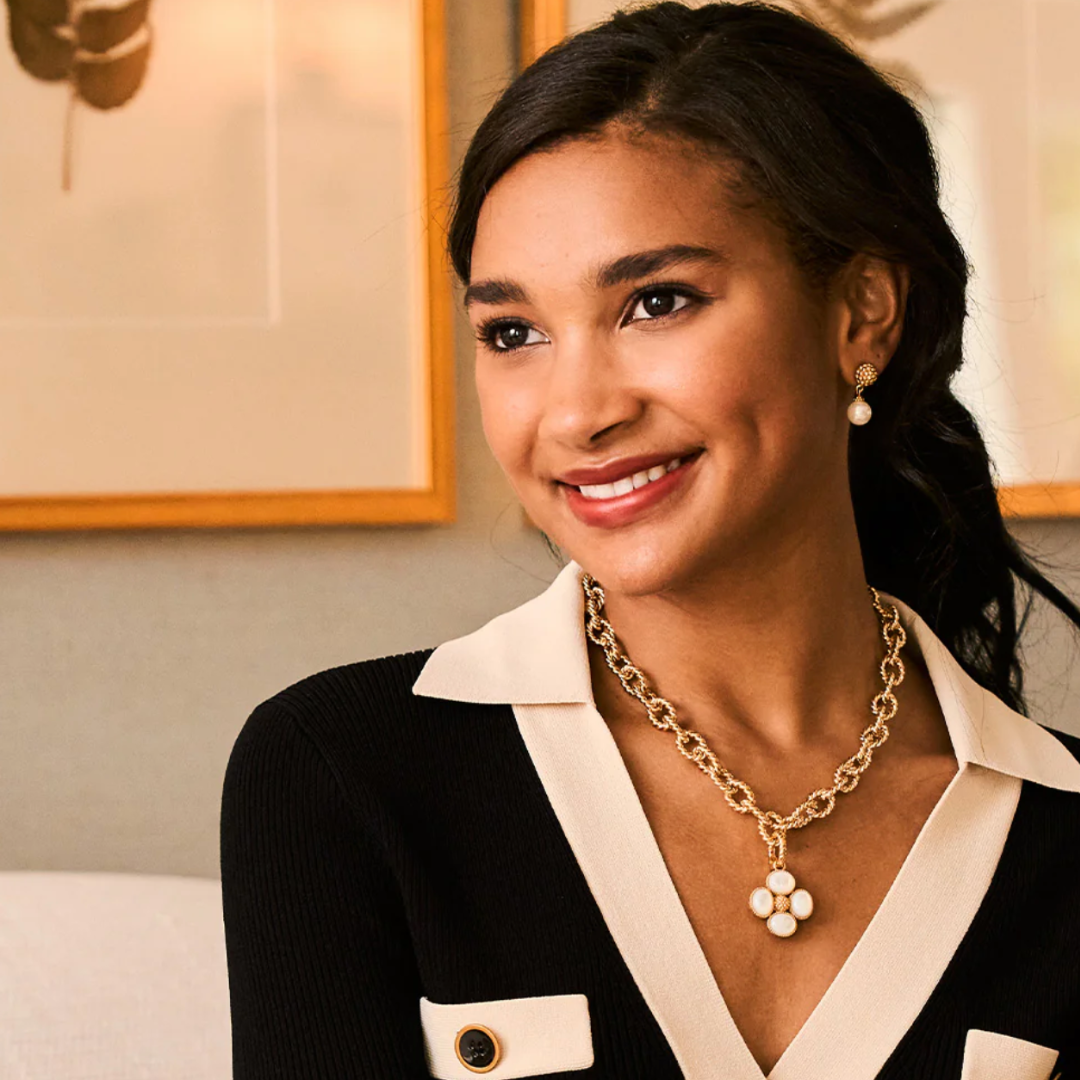 Berry Drop Stud Earrings- Pearl