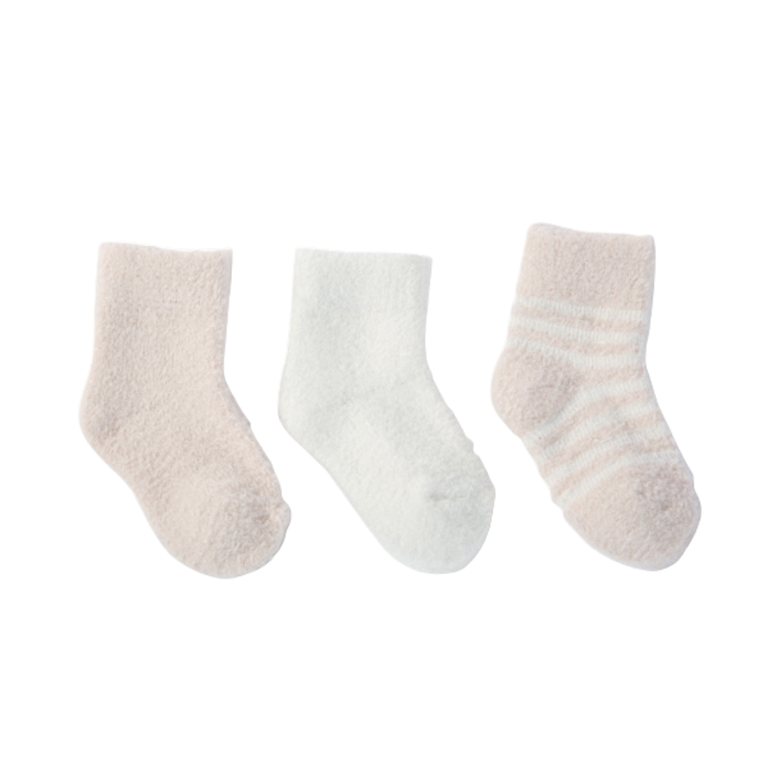 Barefoot Dreams CozyChic Lite Infant Socks - Pink Pearl