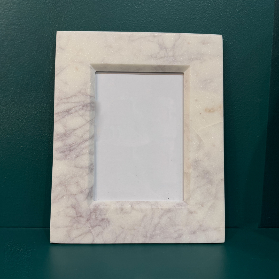 Marble White Picture Frame 5x7