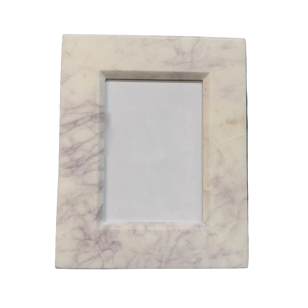 Marble White Picture Frame 5x7