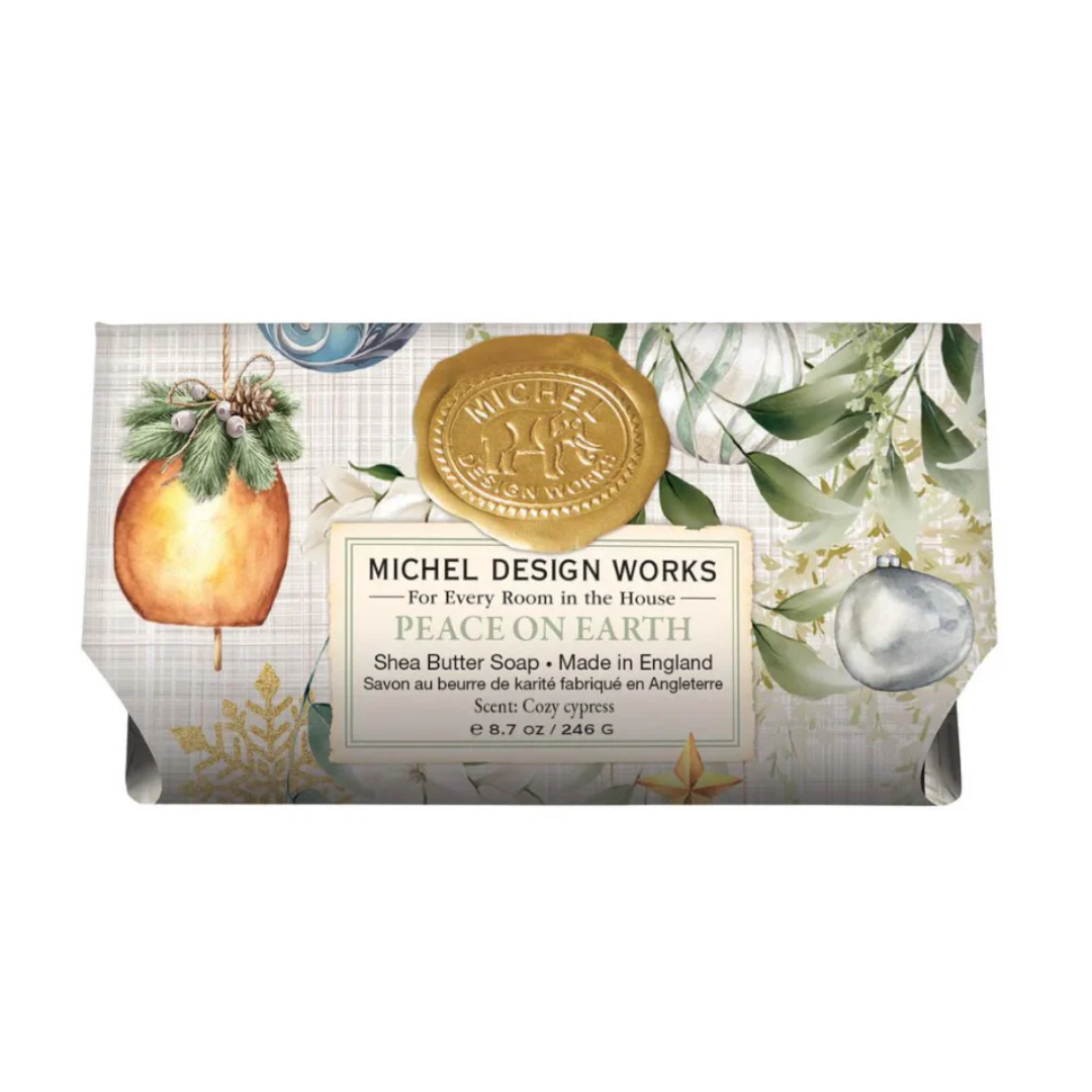 Peace on Earth Large Bath Soap Bar
