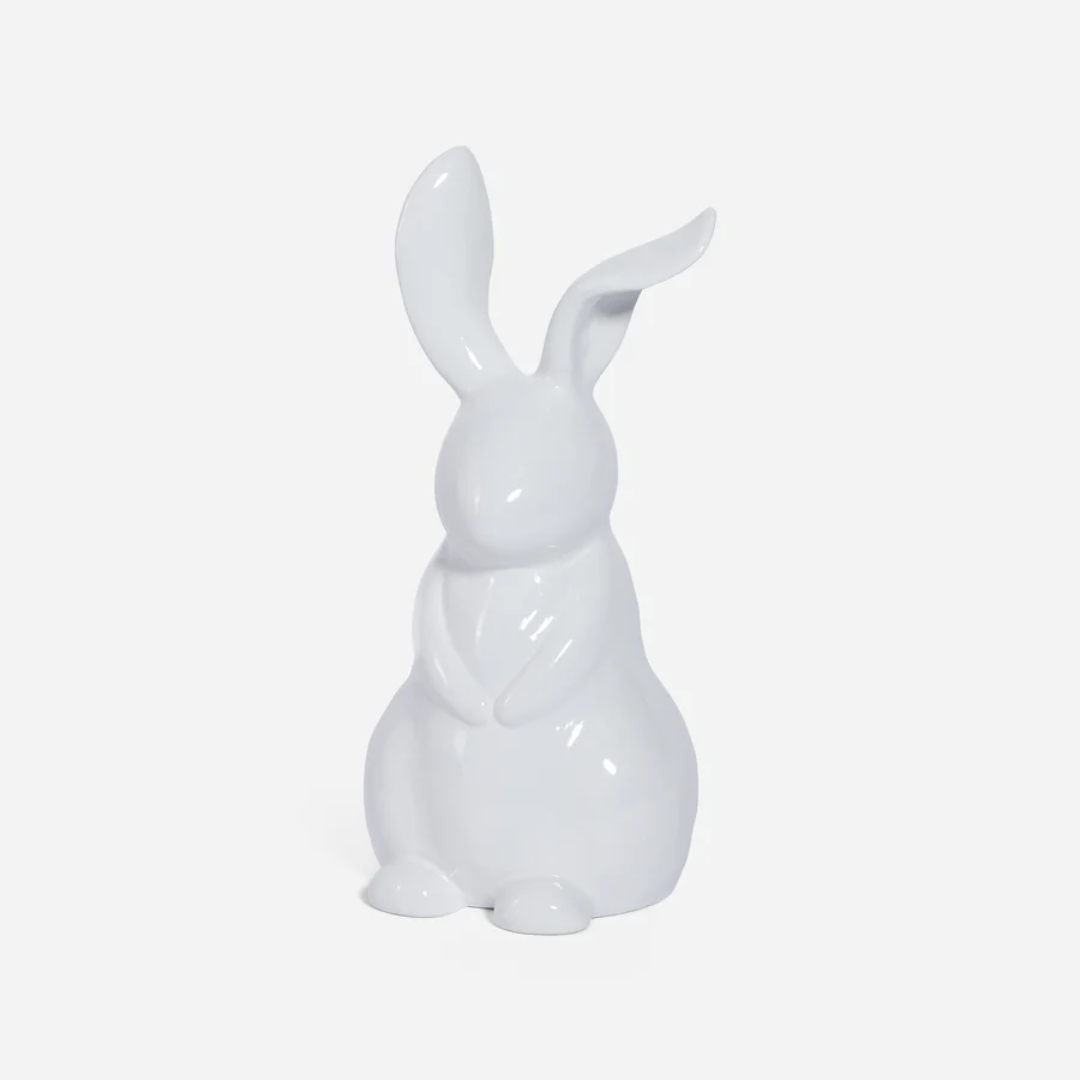 White Wavy Ear Bunny - Small