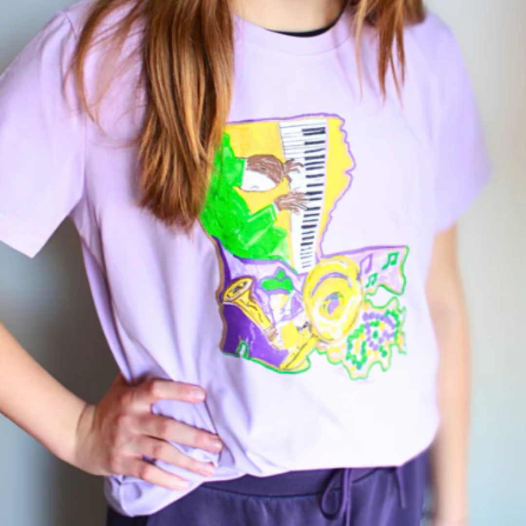 Louisiana Mardi Gras Classic Signature Tee