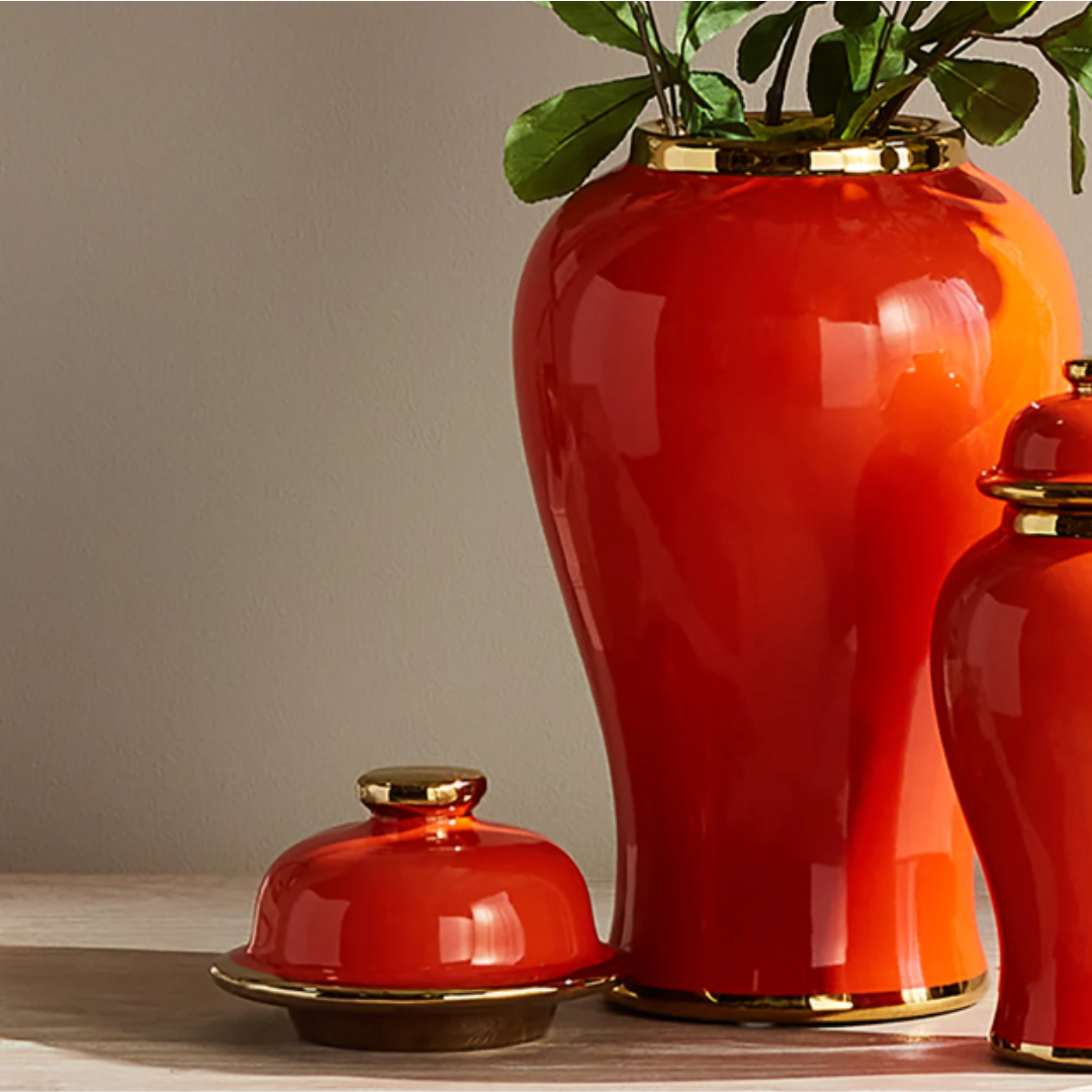 Eva Lidded Mini Ginger Jar