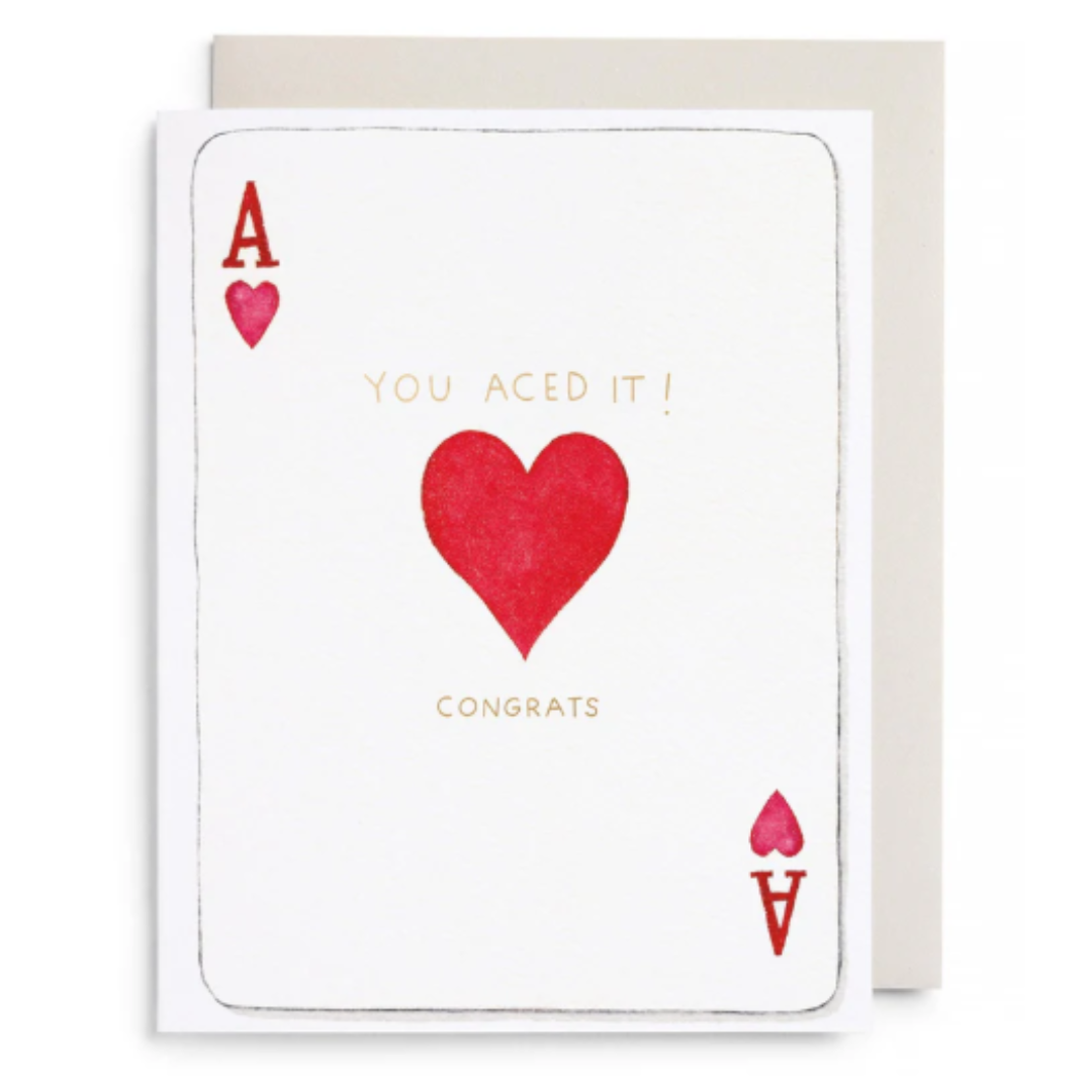 Aced It Congrats Greeting Card