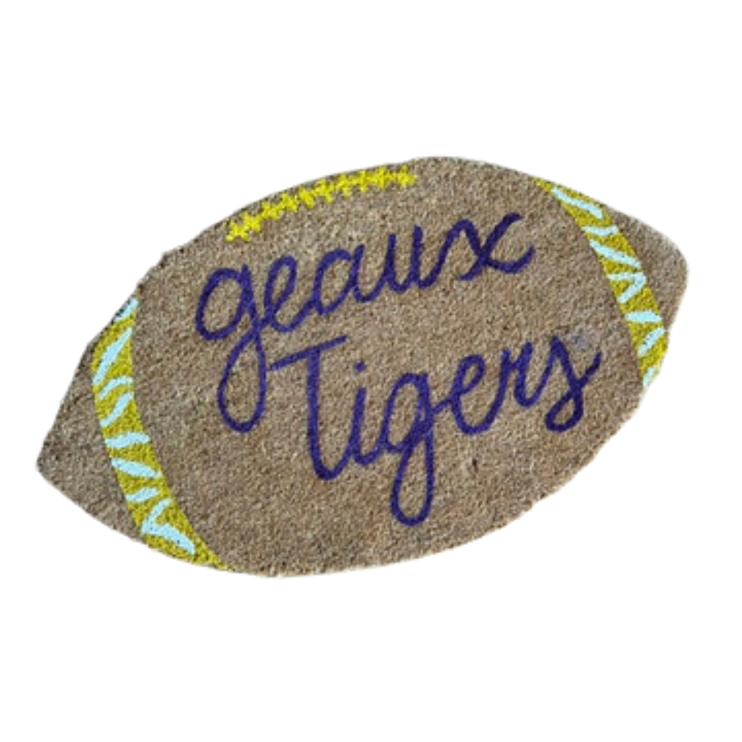 Geaux Tigers Football Mat