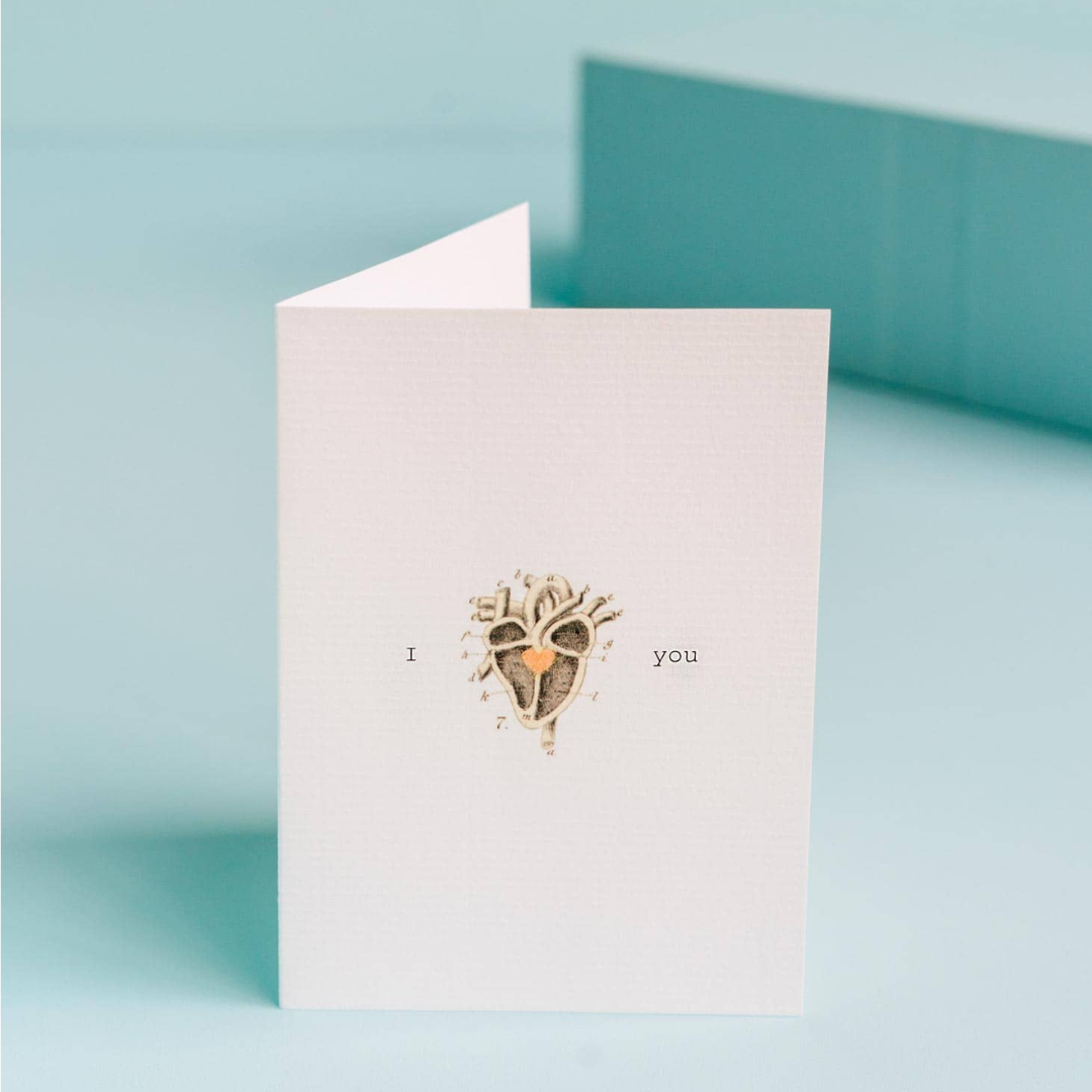 I Heart You Greeting Card
