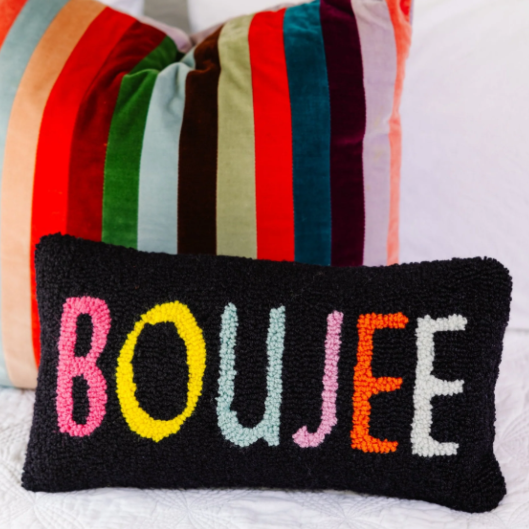 Boujee Needlepoint Pillow