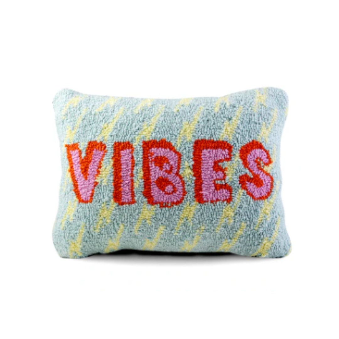 Vibes Needlepoint Pillow