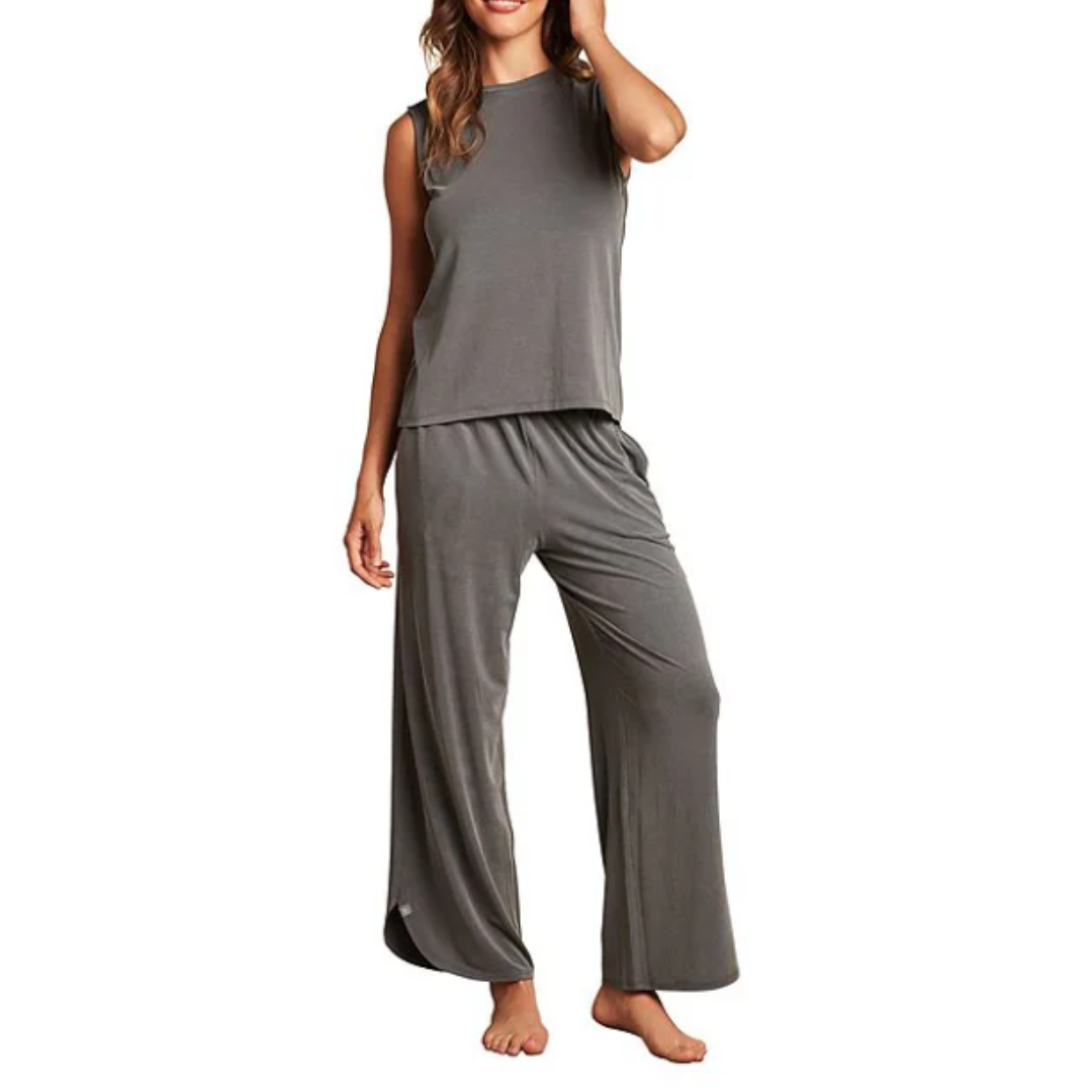 Sand Washed Jersey Tank & Pant Lounge Set