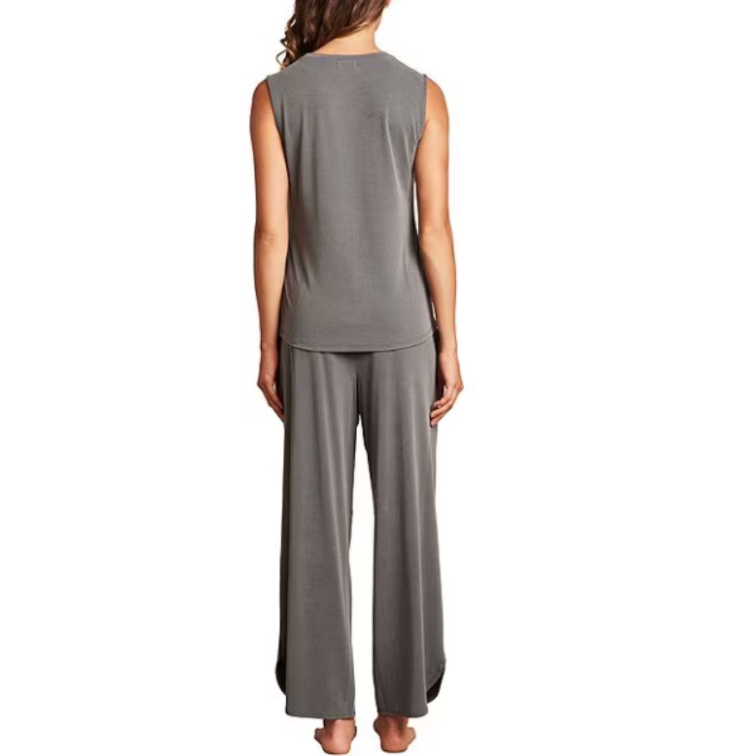 Sand Washed Jersey Tank & Pant Lounge Set