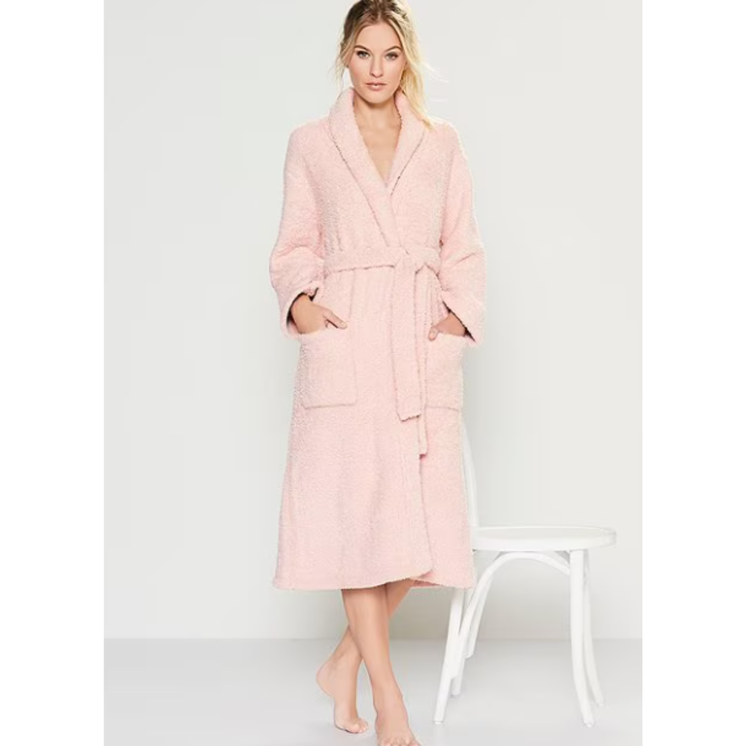 Barefoot Dreams CozyChic Dusty Rose Robe