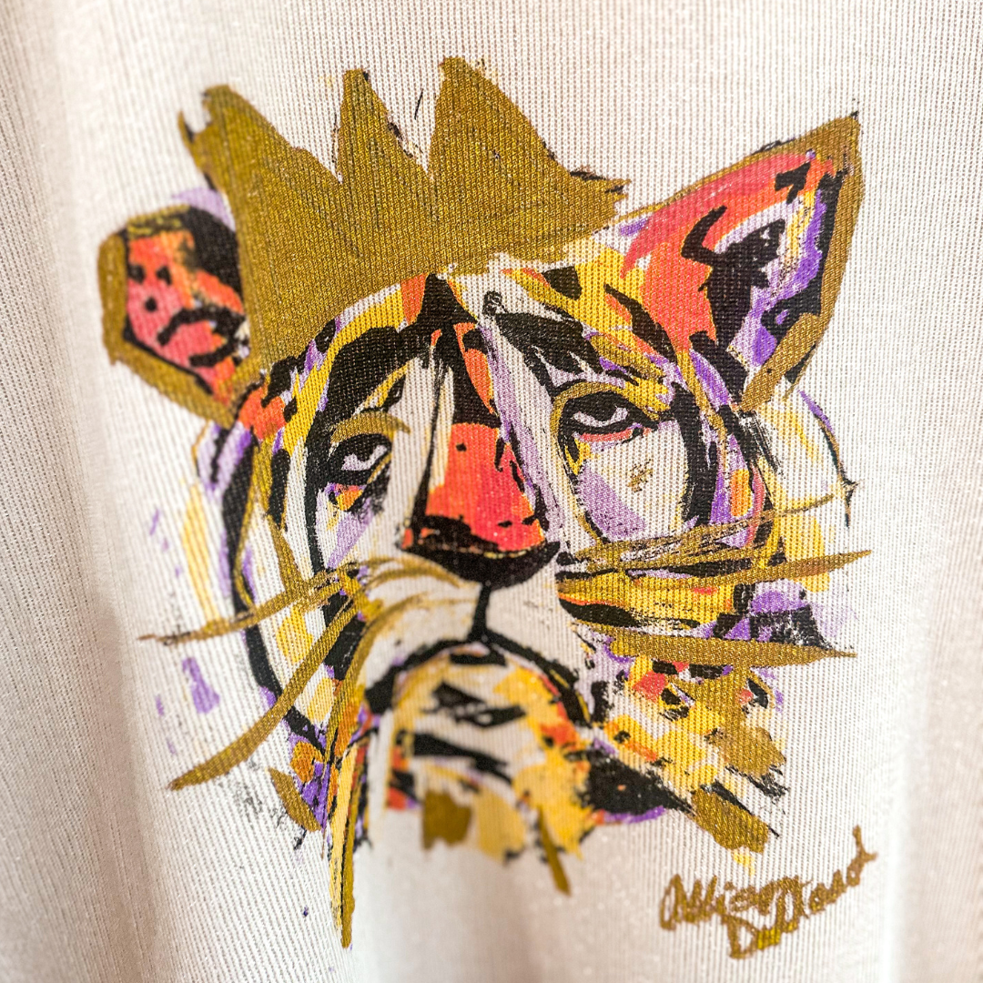 'Tiger King' Sosis Ribbed Sparkle Tee