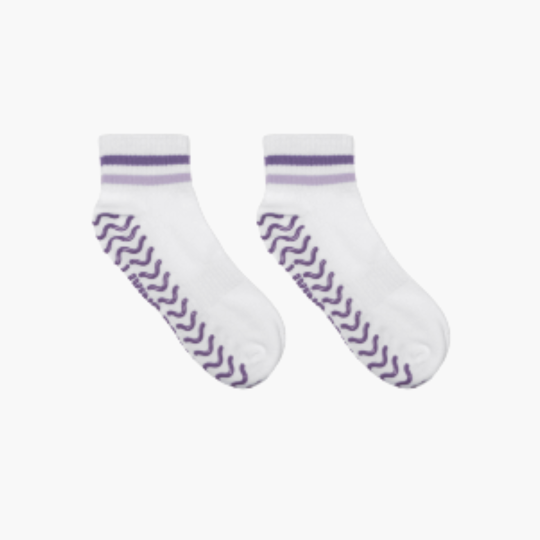 Stripe Pilates Grip Socks