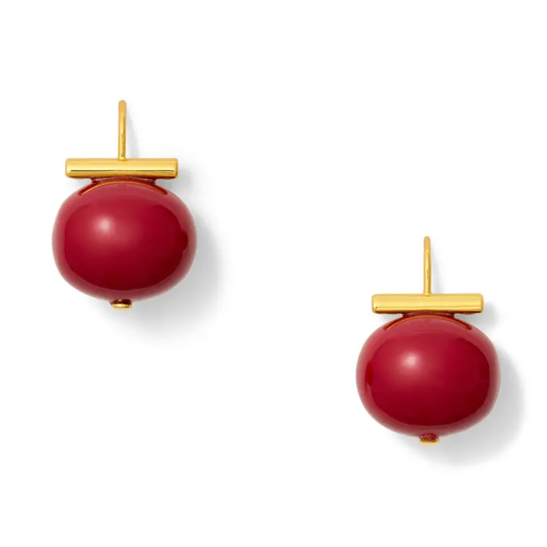 Large Pebble Pearl Earrings | Available in Multiple Colors