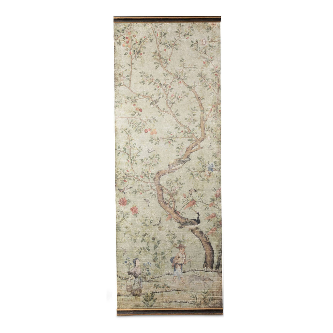 Chinoiserie Pattern Wall Hanging Pair